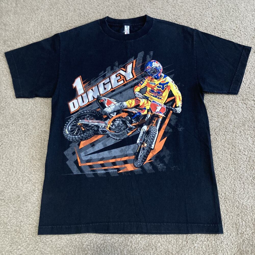 Ryan Dungey #1 Fox Motocross T-Shirt Men's Size M Red Bull Motorcycle Y2K